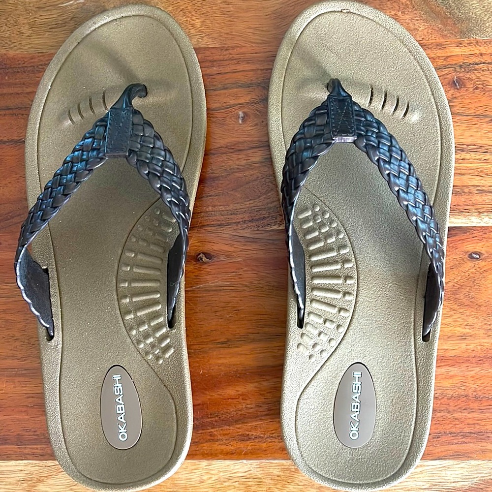 Women’s Okabashi Brown Flip Flop M-L